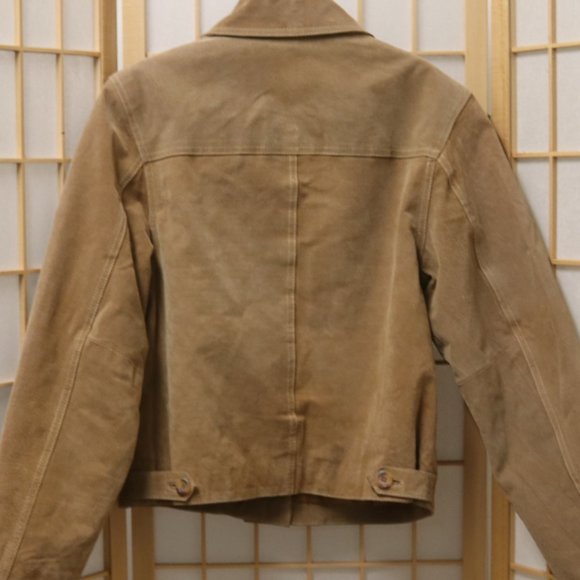 Outbrook Tan Leather Lined Jacket #426 - Picture 4 of 9